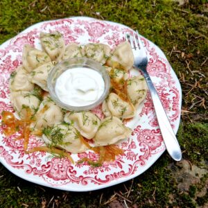 Ukrainian Dumplings `Pelmeni` with Meat filling/Ukrainische Teigtaschen `Pelmeni` mit Fleischfüllung
